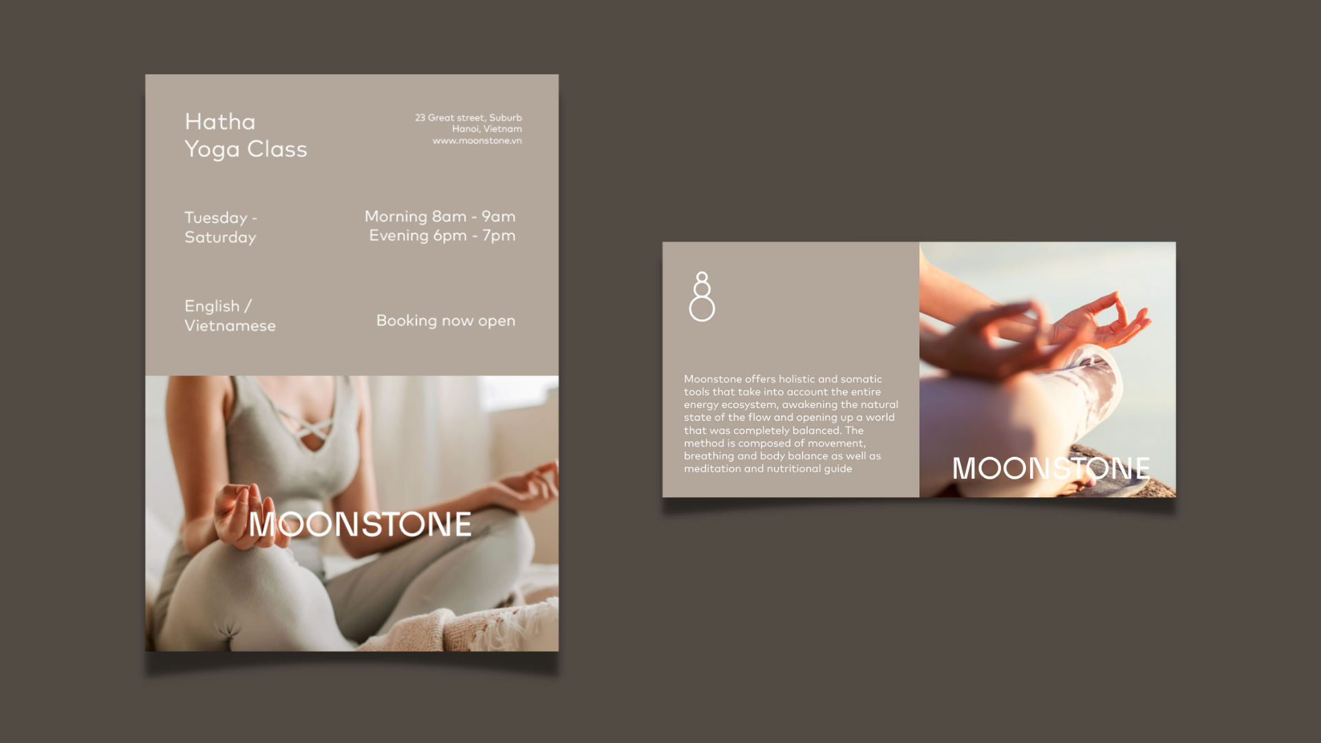 Courtney Kim Branding for a Yoga Studio